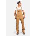 Dovetail Workwear Freshley Overall - Saddle Brown Canvas 6x34 DWS21O1C-220-6x34